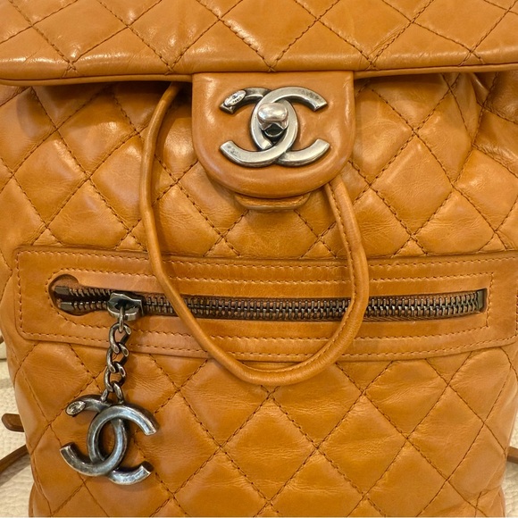 Chanel Quilted Leather Backpack - Picture 9 of 10